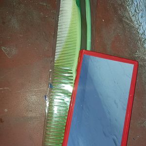 Travel Mirror And Comb