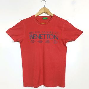 Red Printed Tshirt (Men)