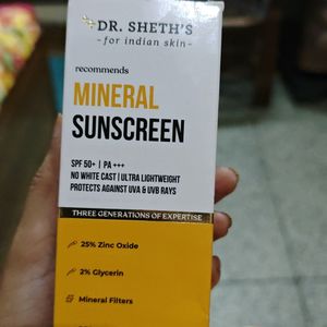 Dr Sheths Mineral Sunscreen New Pack