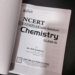 Shri Balaji NCERT Exempler Chemistry Class 11