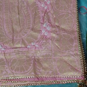 Pure Upada  Silk Jaipuri Suit