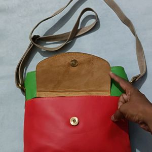 Leather Womens Sling Bag