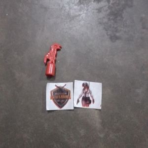 PUBG/BGMI Sticker With Pen/Pencil Cap