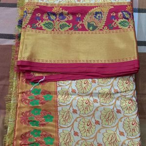 Bridal Wear Pattu Saree