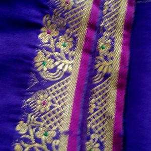 💖💜Beautiful💟 Saree  With Beautiful Blouse💜💖