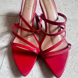 VALIOSAA Open Toe Kitten Heels