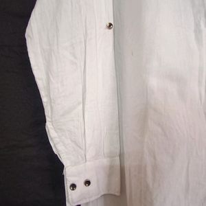 White Korean Kurta