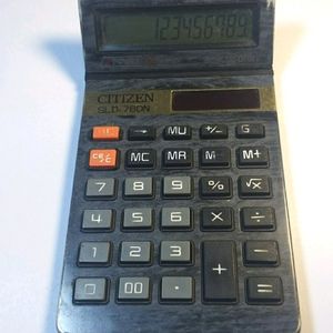 Citizen Solar Power Calculator Japan 12 Digit