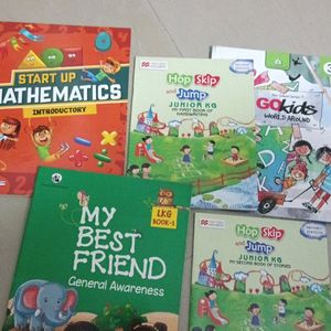 Lkg Kids New Unused 5 Books Combo