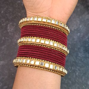 Beautiful metal bangle wedding chooda