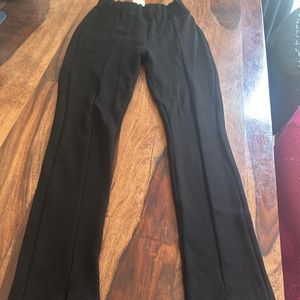 Black Formal Pants With Slits