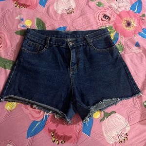 High Waist Denim Shorts