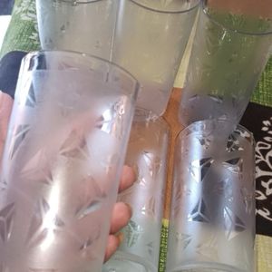 Plastic glasses set of 6