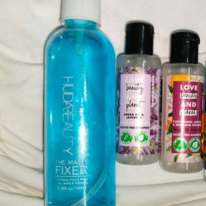 2 Shampoo+Nailpolish Set +Huda Fixer