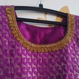 Purple Ethnic Gown