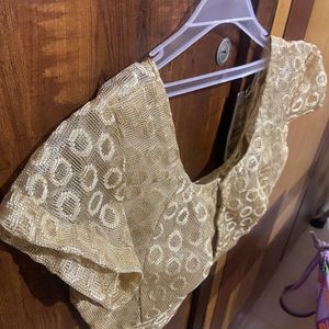 prize drop net blouse