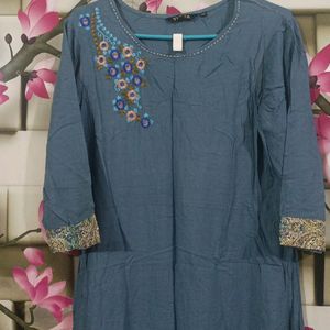 Long Grey Kurti