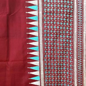 Exclusive kanthastitched Saree