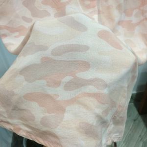 Camouflage Button Up Top