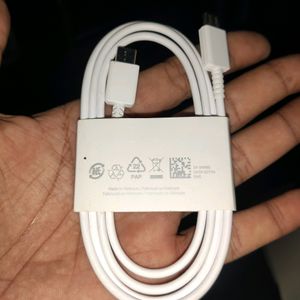 Samsung 25 Watt Fast Charging Data Cable C Type