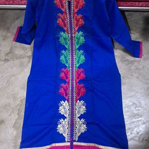 Trendy stylish kurti Wait beautiful colour & look