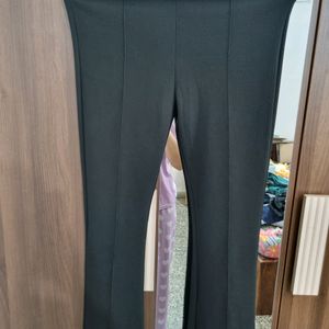 Set Of 2 Trouser Black And Bottle Green