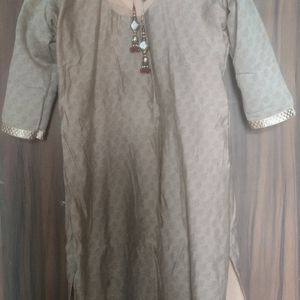 Partywear  Chanderi Kurti