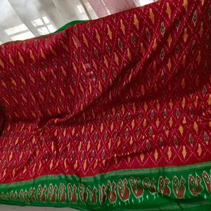 Pure Ikkat Silk Saree