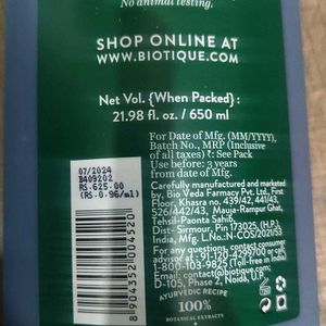 Biotique Ocean Kelp Shampoo