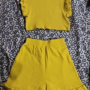 Shein Lime Yellow Co-ord