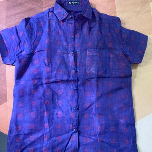 stiched khadi shirt