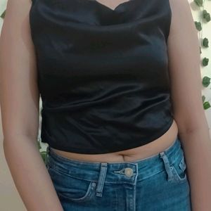 SSS Black Crop Top