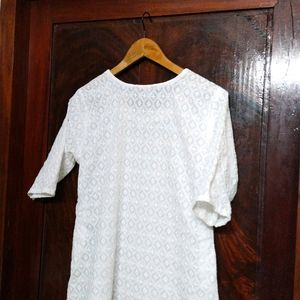 Anouk Brand White Kurtas For Women