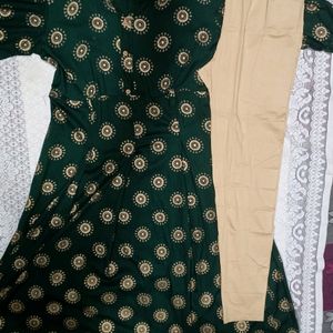 Flare Kurta With Premium Quality Leggings