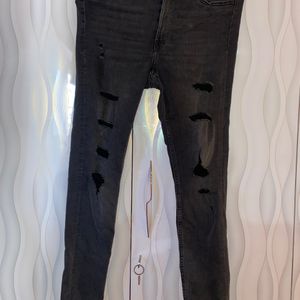 Denim Riped Jeans Slim