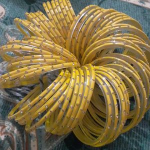 1 Derzon 99 Rs.Yellow Stone Bangles