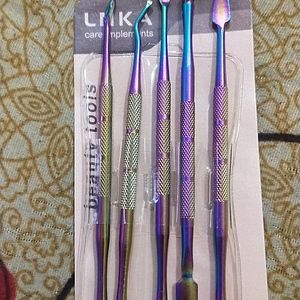 5pcs Nail Cuticle Pusher Set