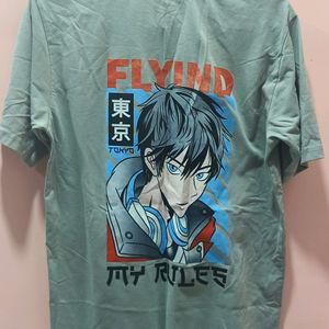 Flyed Over Size  T-shirt