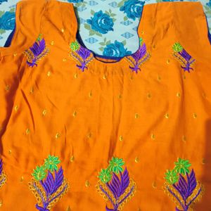 Orange Kurta