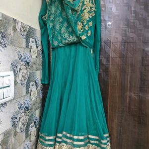 Heavy Party Wear Suit With Churidaar And Dupatta