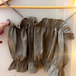 Olive Stretchable Top