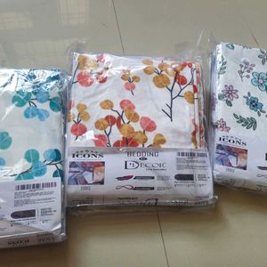 3 D'decor Bedsheets Set (Newly Bought)