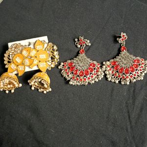 Combo Pack Of Two Earrings