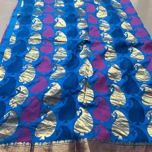 South Pattu Saree No Blouse