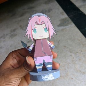 Anime Naruto Shippuden Sakura Chibi Figurine(Paper)