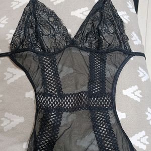 Sexy Erotic Lace Style Net Nighty