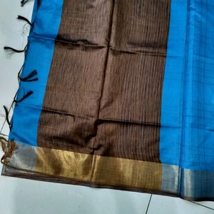 Blue Silk Saree