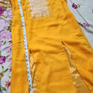 Beautiful Yellow Kurta