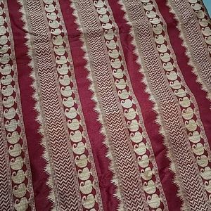 Cotton Banarasi Unstitched Fabric