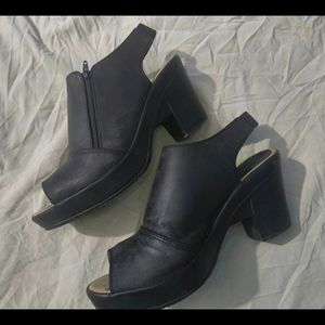 Khadims Black Heels